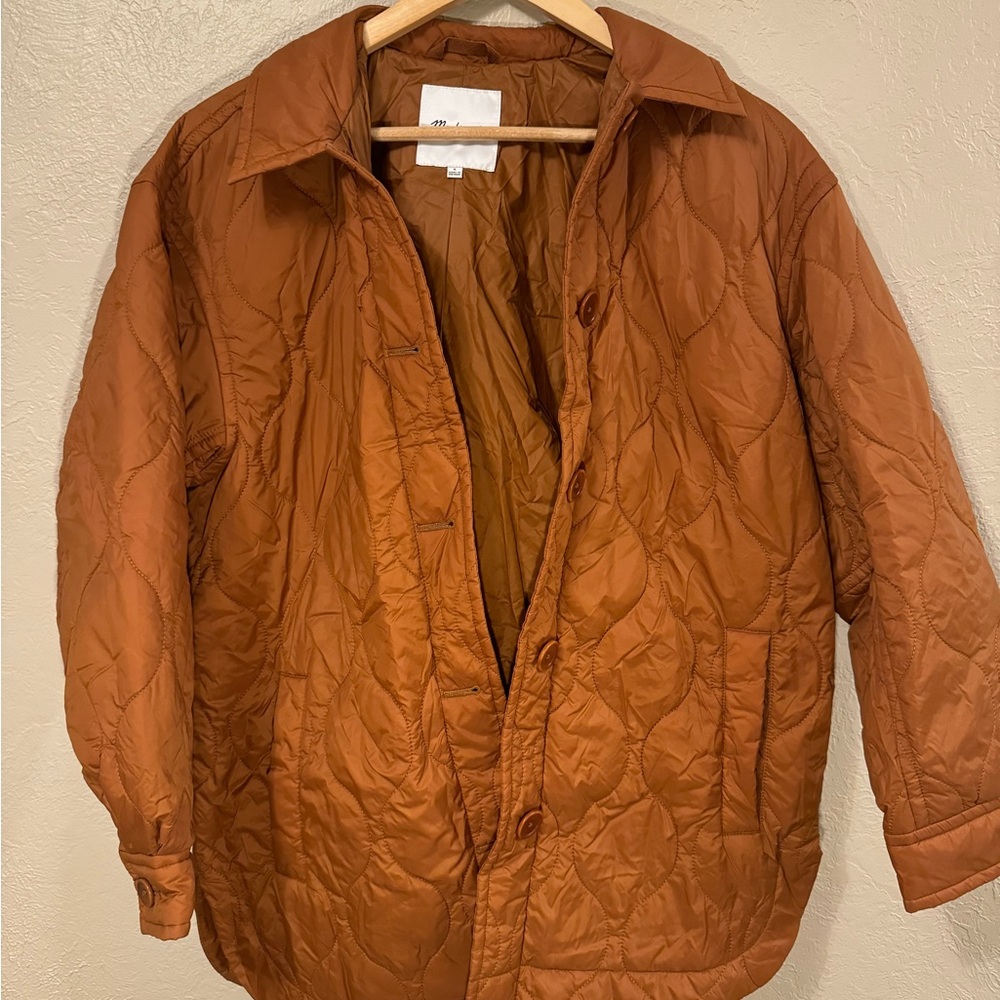 Madewell Airpuff Quilted Shirt Jacket - Picture 2 of 7